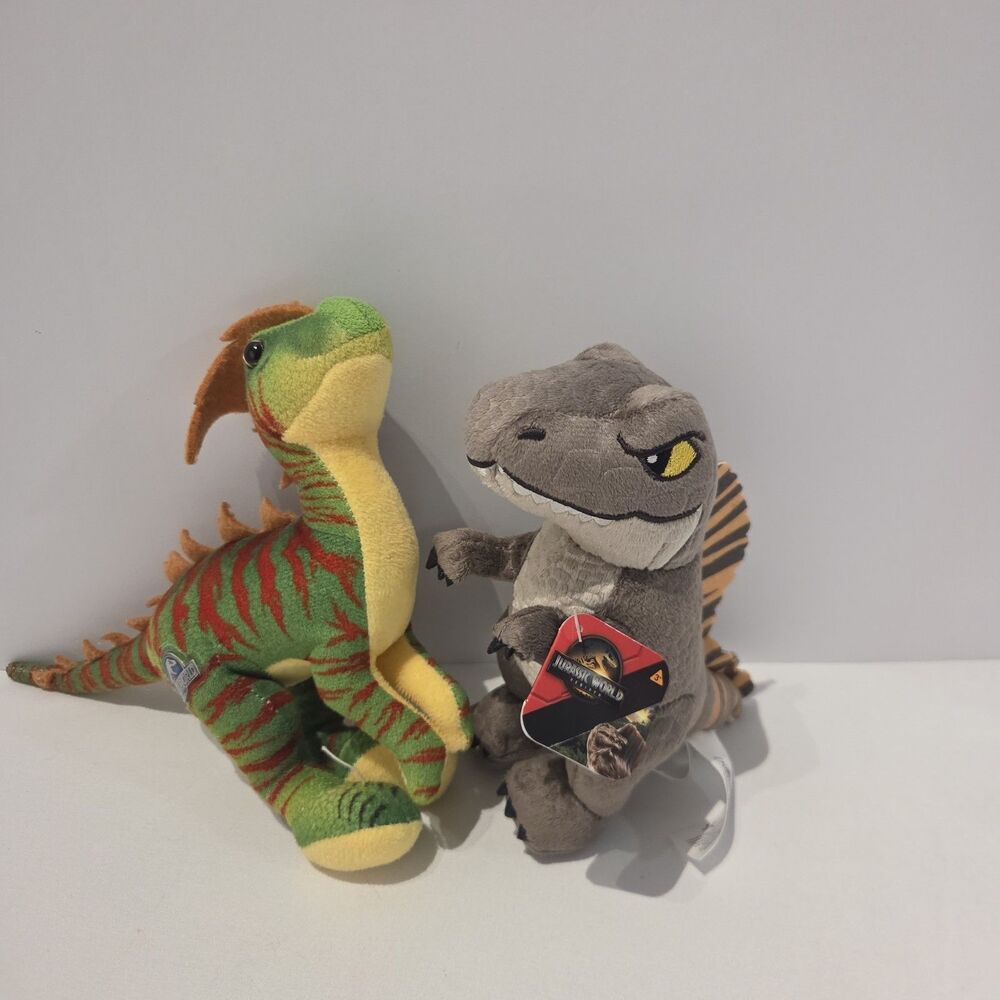 Universal Studios Jurassic World Dinosaur Plush Lot of 2 Spinosaurus